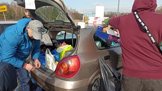 Pojechaliśmy na granicę po uchodźców  (korespondencja własna) 