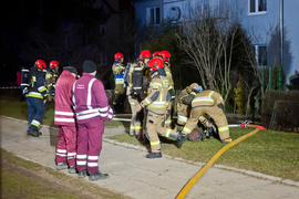 Pożar mieszkania przy Grunwaldzkiej