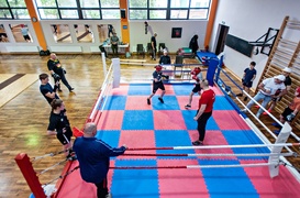 Treningowa szermierka na pięści