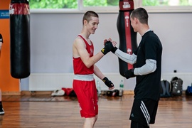 Treningowa szermierka na pięści