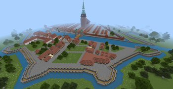 Piekarczyk i starówka. Zobacz prace uczestników Minecraft Hackathon 2022