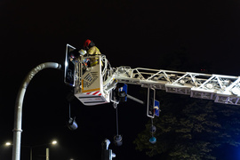 Zderzenie przy szkole muzycznej, sygnalizacja też uszkodzona Zderzenie przy szkole muzycznej, sygnalizacja też uszkodzona