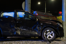 Zderzenie przy szkole muzycznej, sygnalizacja też uszkodzona