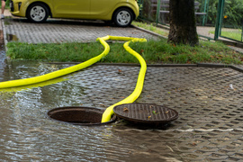 Na Elbląg spadła ściana deszczu  (aktualizacja) 