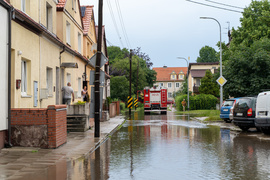 Na Elbląg spadła ściana deszczu  (aktualizacja) 