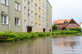 Na Elbląg spadła ściana deszczu  (aktualizacja) 