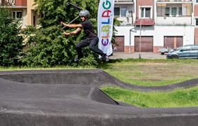 Pumptrack w parku Traugutta otwarty