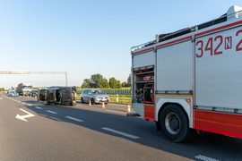 Dachowanie na obwodnicy Elbląga