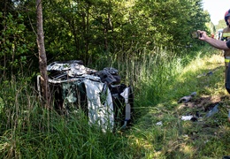 Wypadek w Jagodnie, droga 503 zablokowana zdjęcie nr 266495