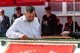 Strażacy ochotnicy z Łęcza mają swój sztandar