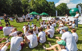 Mistrzowski trening w lesie