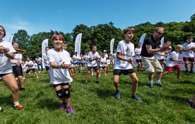 Mistrzowski trening w lesie