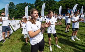 Mistrzowski trening w lesie