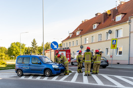 Stłuczka trzech aut na ulicy Górnośląskiej
