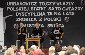 Spotkanie z siatkarskimi mistrzami