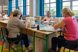 Serce od serca. Biją rekord w szyciu wyjątkowych poduszek Serce od serca. Biją rekord w szyciu wyjątkowych poduszek