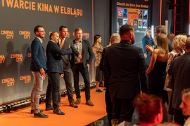 Nowe kino w Elblągu od środka