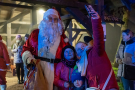 Mikołaj z wizytą w Łęczu zdjęcie nr 274524