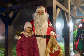 Mikołaj z wizytą w Łęczu zdjęcie nr 274516