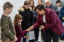 Strzelcy Orlika z pucharami