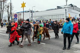Trzej królowie przemaszerowali przez Elbląg
