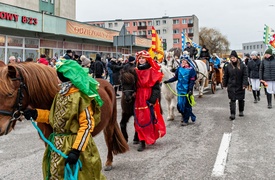 Trzej królowie przemaszerowali przez Elbląg