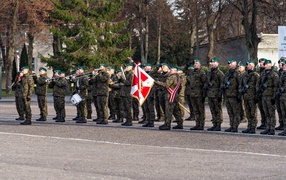 Mariusz Błaszczak w Elblągu: „Nasycamy wojskiem polskim wschodnią część naszego kraju”