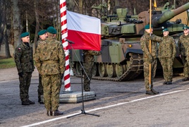 Mariusz Błaszczak w Elblągu: „Nasycamy wojskiem polskim wschodnią część naszego kraju”