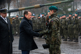 Żołnierska przysięga w Elblągu