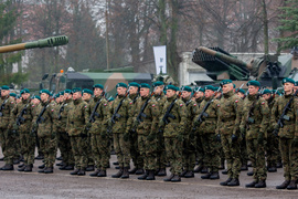 Żołnierska przysięga w Elblągu