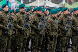 Żołnierska przysięga w Elblągu