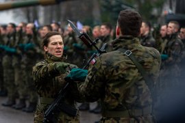 Żołnierska przysięga w Elblągu