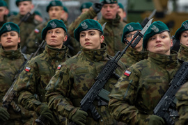 Żołnierska przysięga w Elblągu