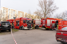 Narkotyki i nieznane chemikalia w mieszkaniu przy Okulickiego. Mieszkańcy ewakuowani  (aktualizacja) 