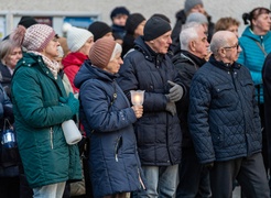 Z krzyżem przez Elbląg