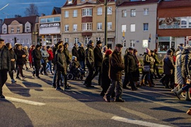 Z krzyżem przez Elbląg