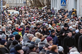 Z krzyżem przez Elbląg