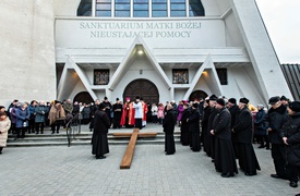 Z krzyżem przez Elbląg