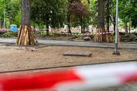 Tak zmienia się park Planty