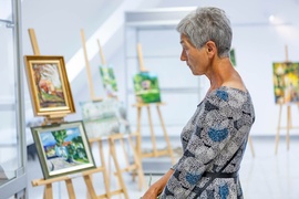 Wernisaż poplenerowy kobiecej grupy malarskiej