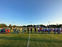 Mecz gwiazd przy sztucznym świetle. Braniewo wita na nowym stadionie