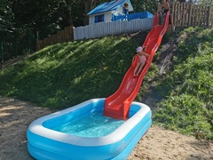 Niesamowity, leśny park zabaw Żłobka, Przedszkola i Zerówki Mały Europejczyk w Elblągu