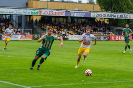 W starciu dwóch Olimpii zwycięscy elblążanie