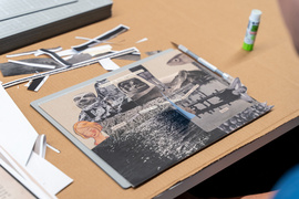 Kolaż z cyfrowej biblioteki