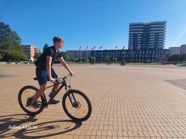 Rowerem przez miasto