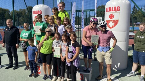 Wkręcili się dla Elbląga w rowerową rywalizację 