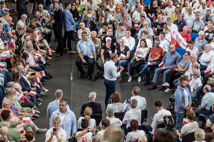 Donald Tusk w Elblągu mówił o porcie
