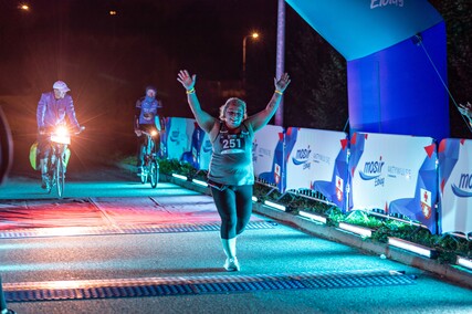 Nocne bieganie na Modrzewinie