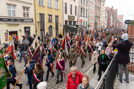 Elblążanie uczcili 105. rocznicę odzyskania niepodległości