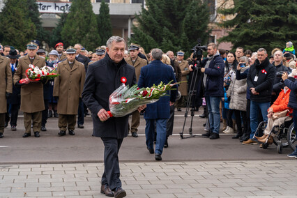 Elblążanie uczcili 105. rocznicę odzyskania niepodległości